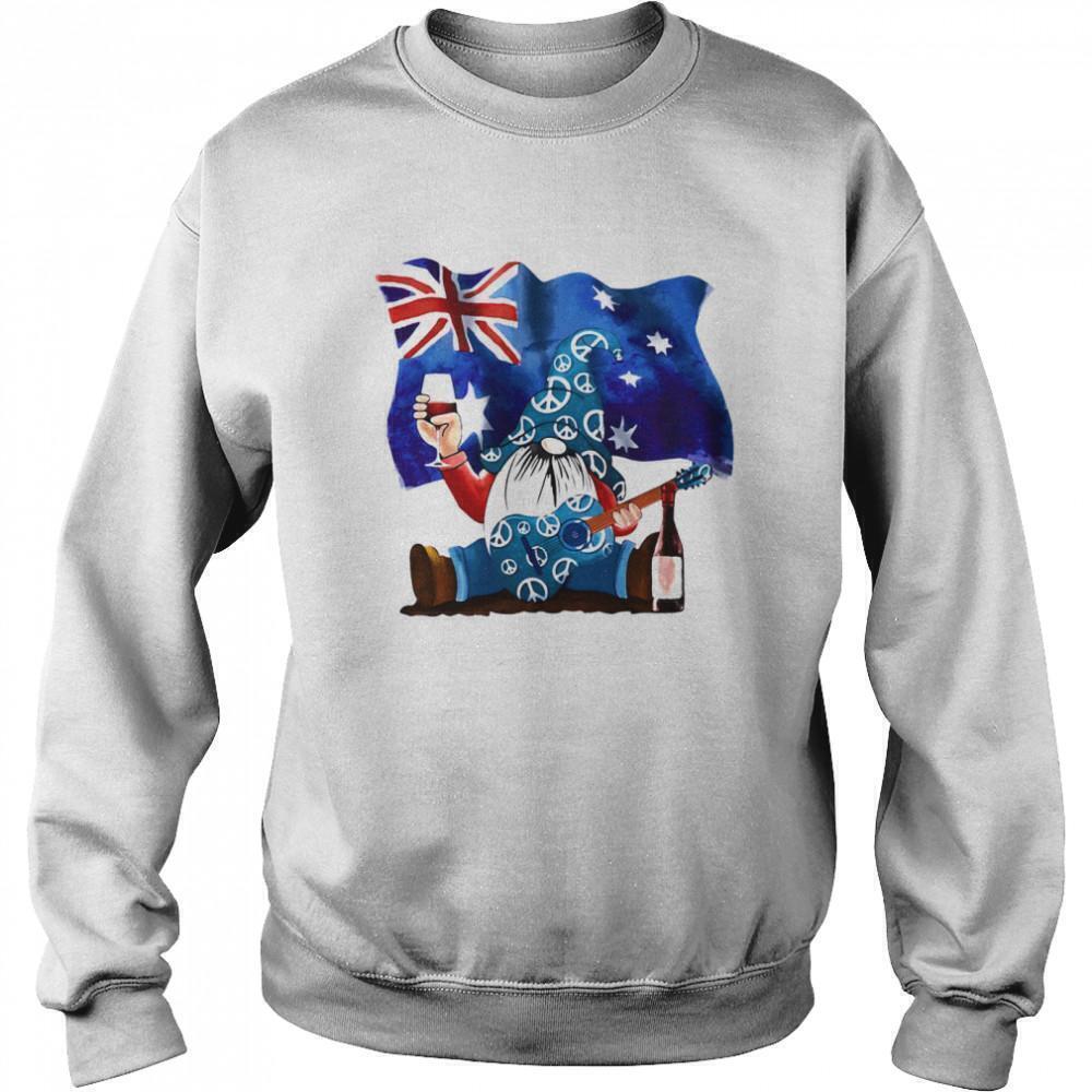 Dwarfs Wine Australia Flag Funny Drinking Meme Streetwear Gift Unisex Sweatshirt